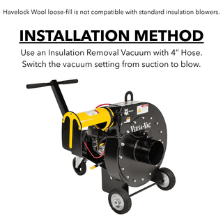 Insulation Removal Vacuum with 4" hose